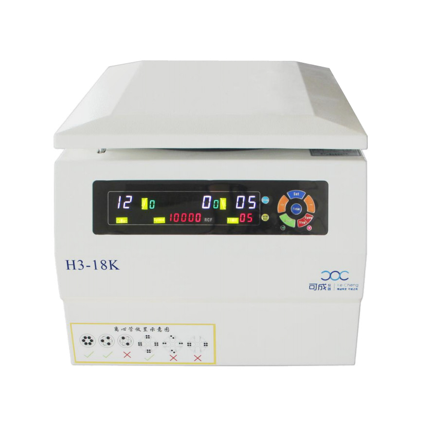 H3-18K настольная высокоскоростная центрифуга, макс. RCF 23900xg, 18500 об/мин