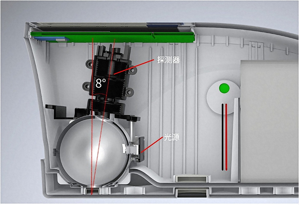 LS176B портативный спектрофотометр, геометрия измерения d/8°