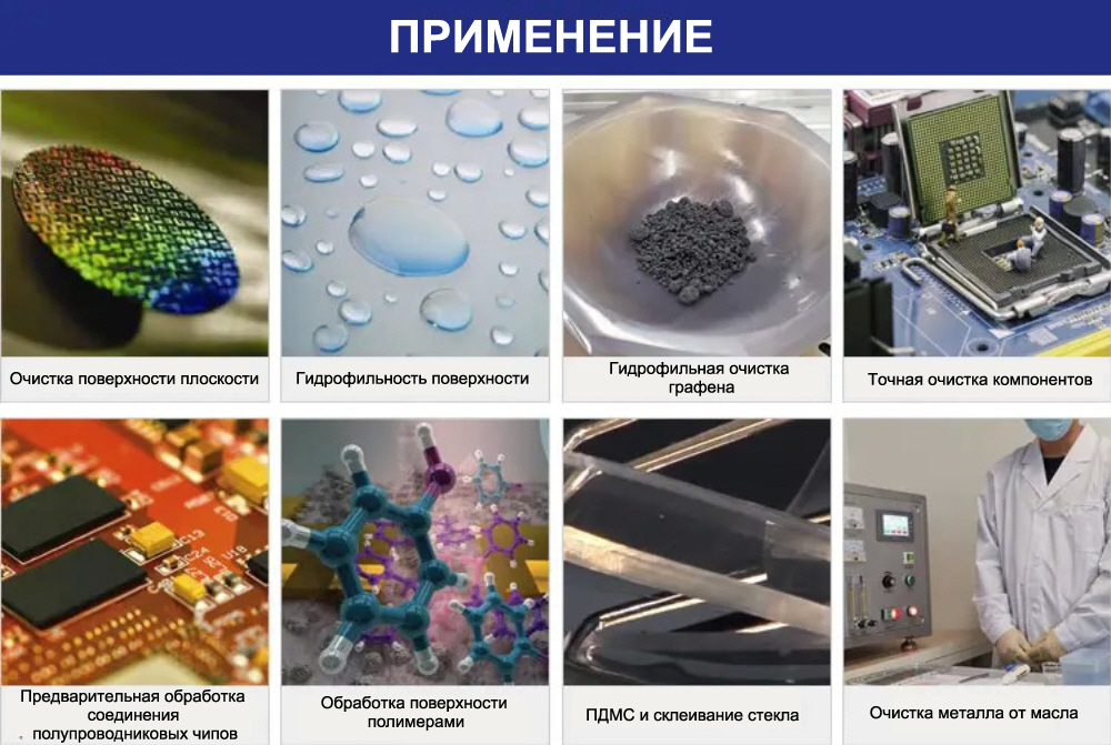 CH-10ST вакуумный плазмоочиститель 13,56 МГц с камерой объемом 10 л
