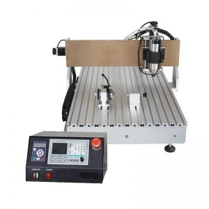 CNC6090 наcтольный роутер с ЧПУ 4-х осевой, мощностью 2.2 кВт, стол 600x900x150-200 мм