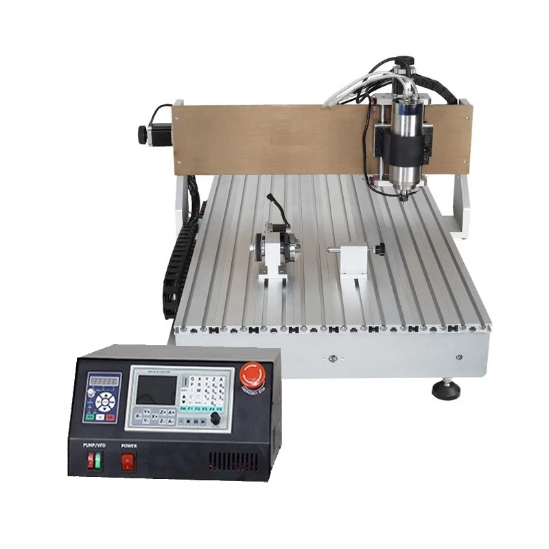 CNC6090 наcтольный роутер с ЧПУ 4-х осевой, мощностью 2.2 кВт, стол 600x900x150-200 мм